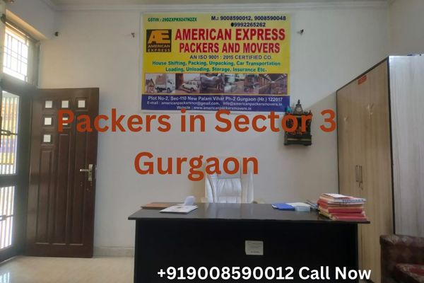 Packers in sector 3 gurgaon